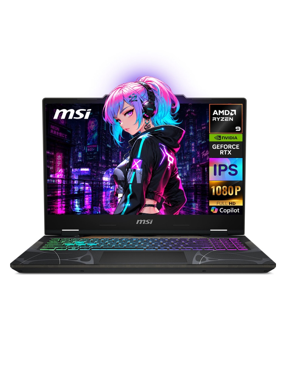 Laptop gamer 15.6 pulgadas Full HD AMD Ryzen 9 NVIDIA GeForce RTX 5060 64 GB RAM 1 TB SSD Laptop gamer 15.6 pulgadas Full HD AMD Ryzen 9 NVIDIA GeForce RTX 5060 64 GB RAM 1 TB SSD