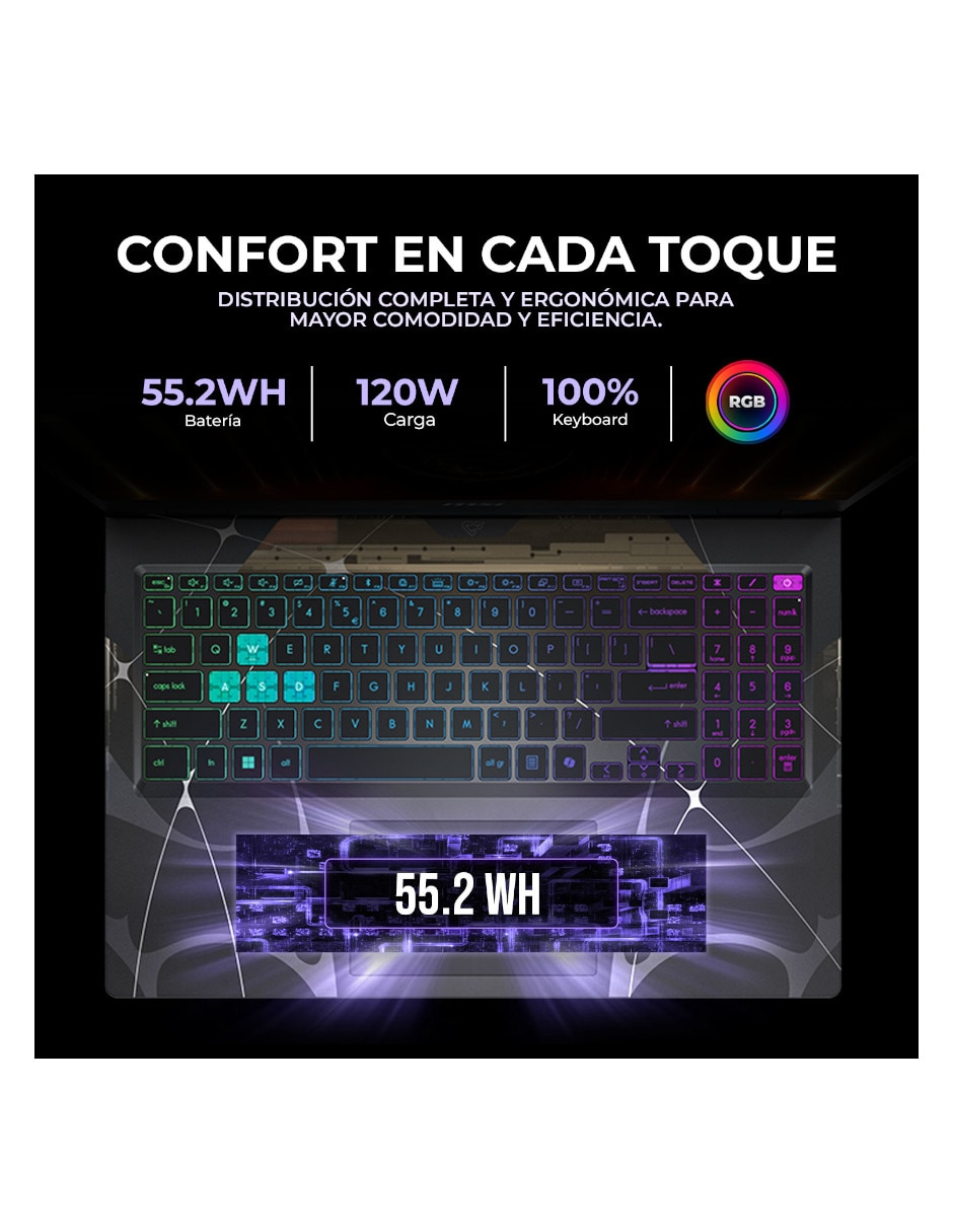 Laptop gamer 15.6 pulgadas Full HD AMD Ryzen 9 NVIDIA GeForce RTX 5060 64 GB RAM 1 TB SSD 6