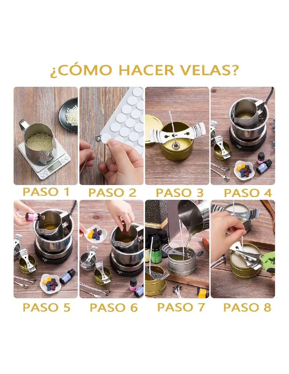Kit de fabricación de velas