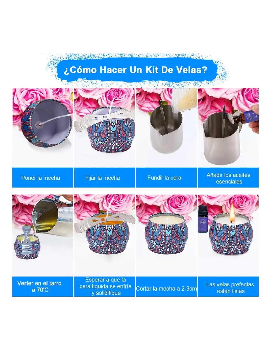 Kit de fabricación de velas
