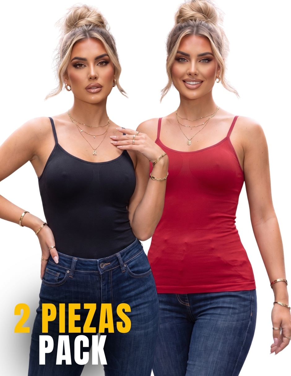 Set blusa sin manga para mujer 4