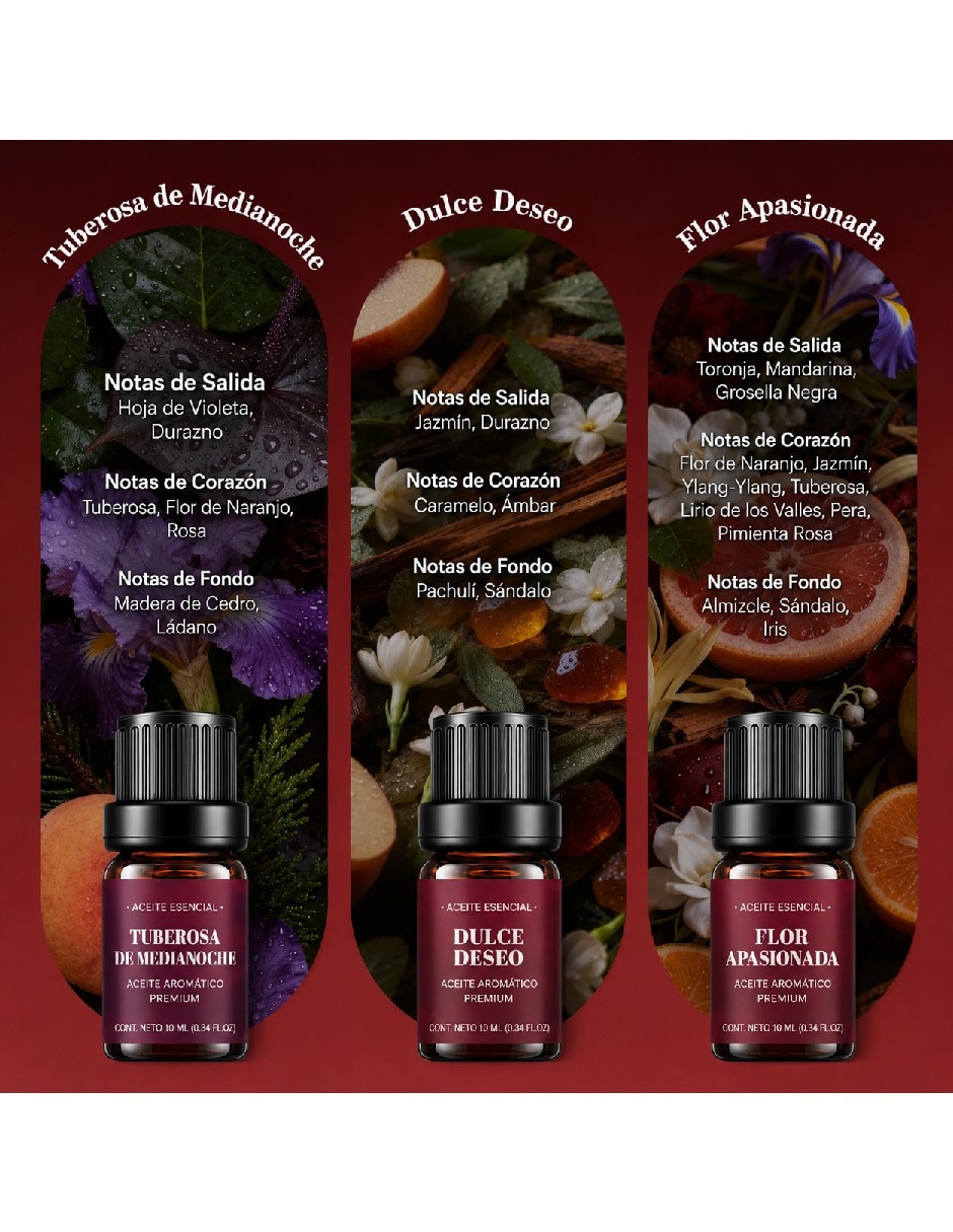 Set aceites de varios aromas 3