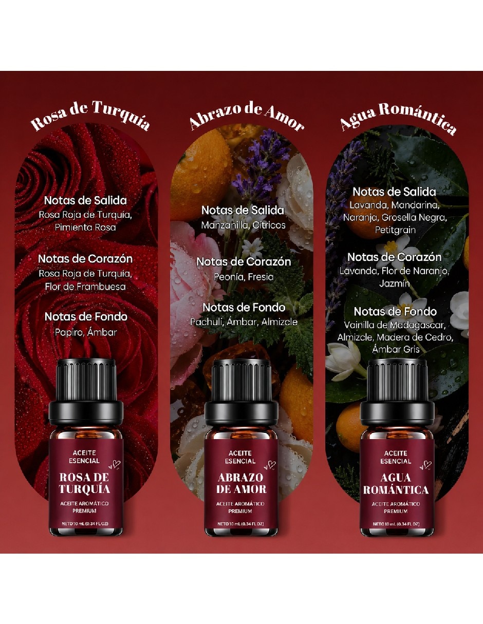 Set aceites de varios aromas 2