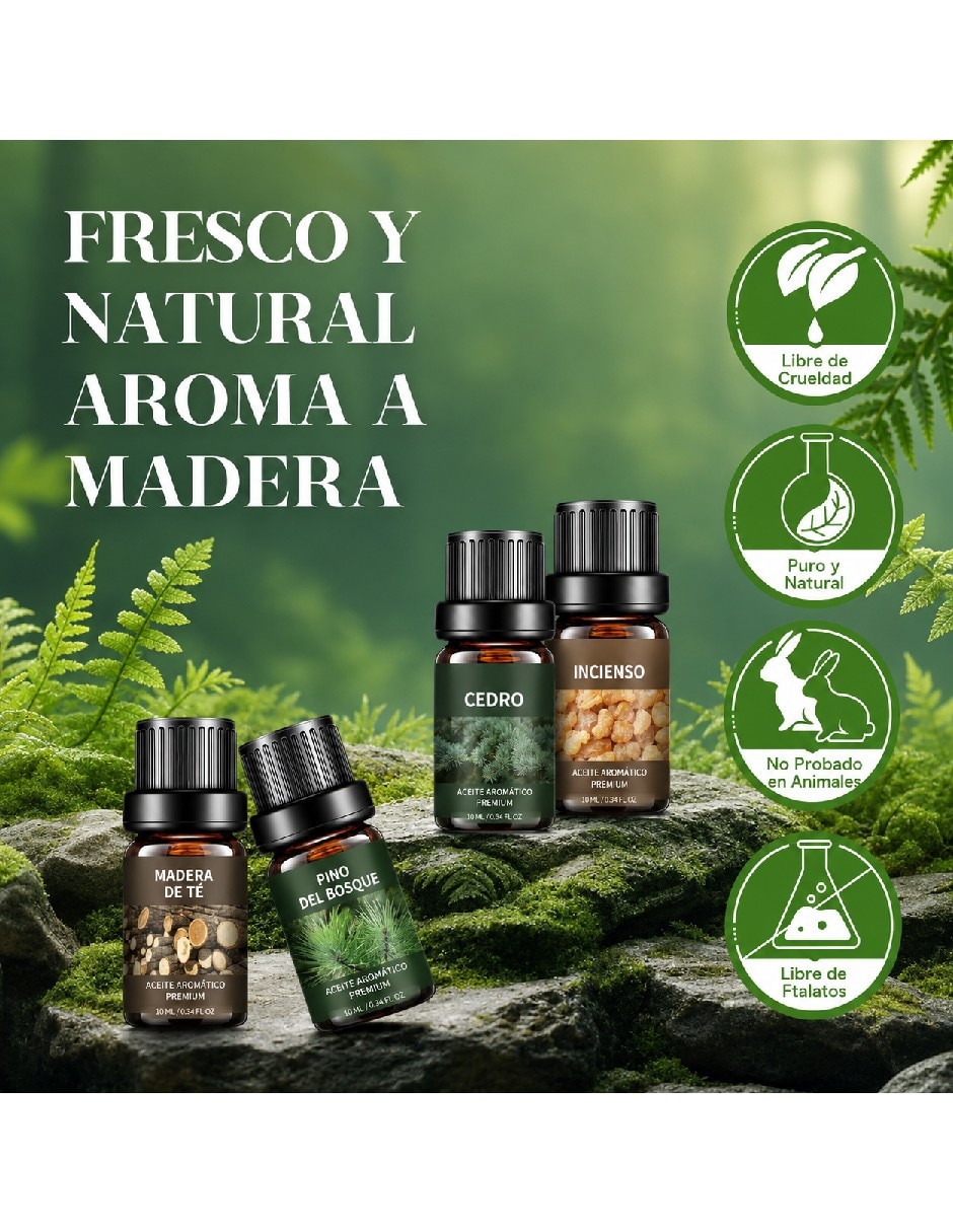 Set aceites de varios aromas