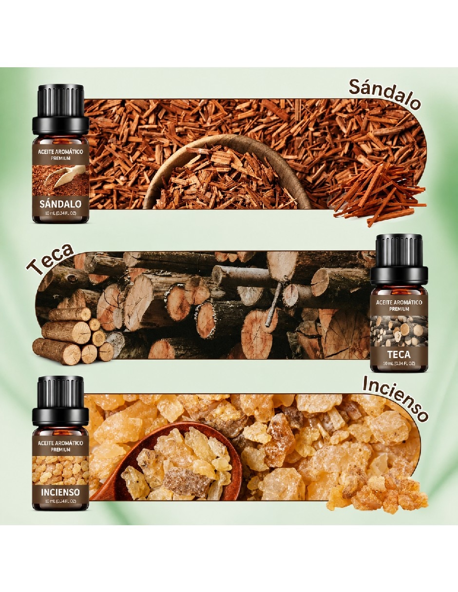Set aceites de varios aromas