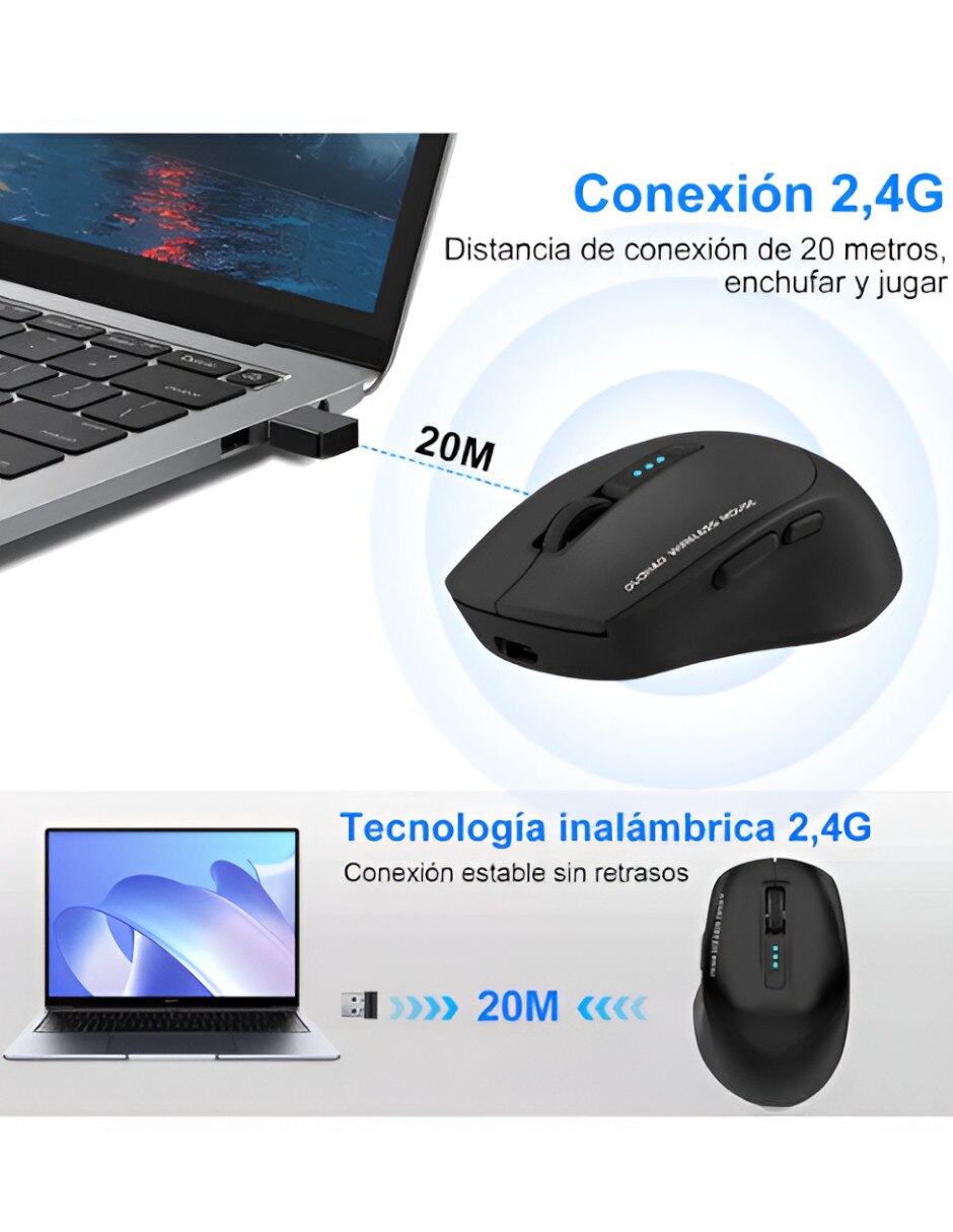 Mouse Inalámbrico XTLLAR213