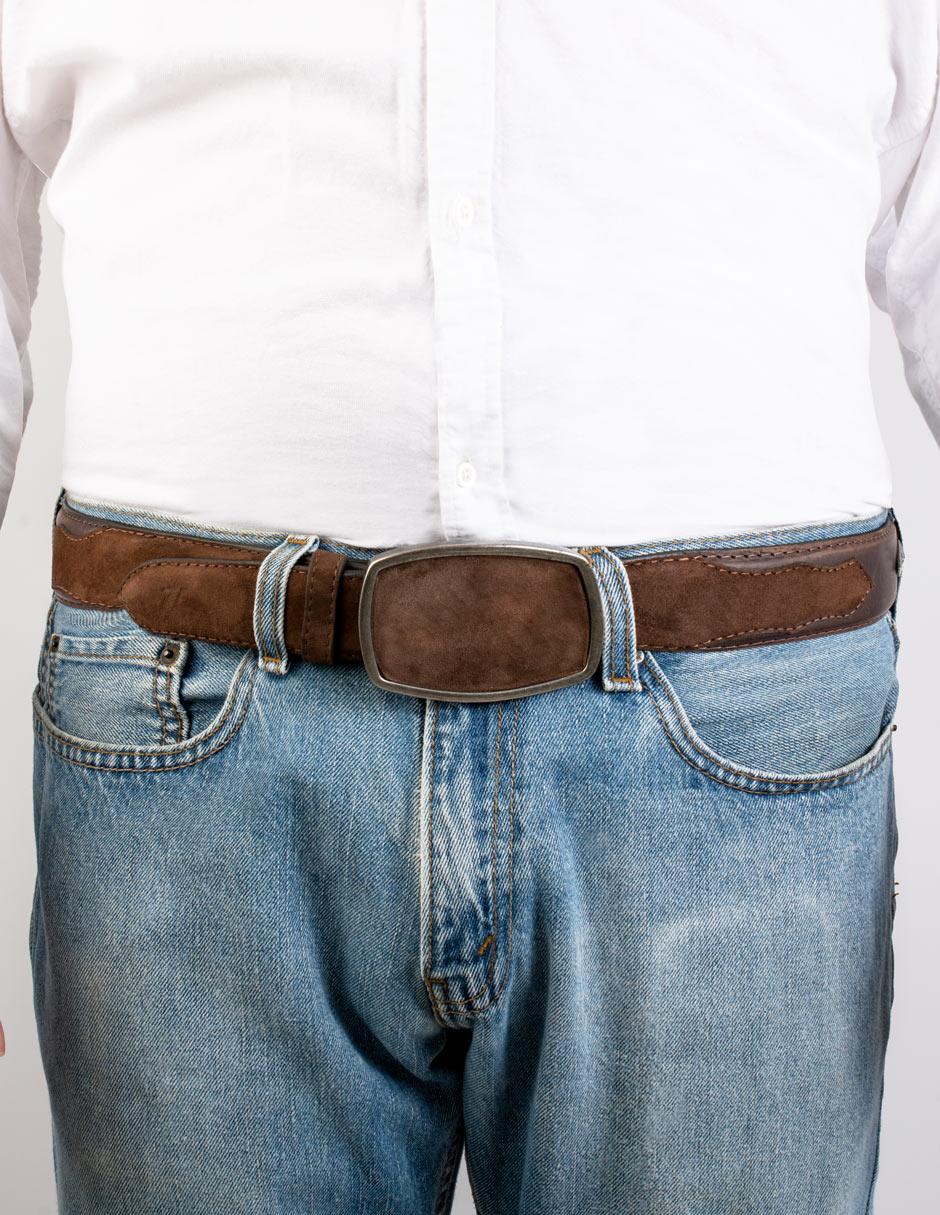 Cinturón para de piel para hombre
