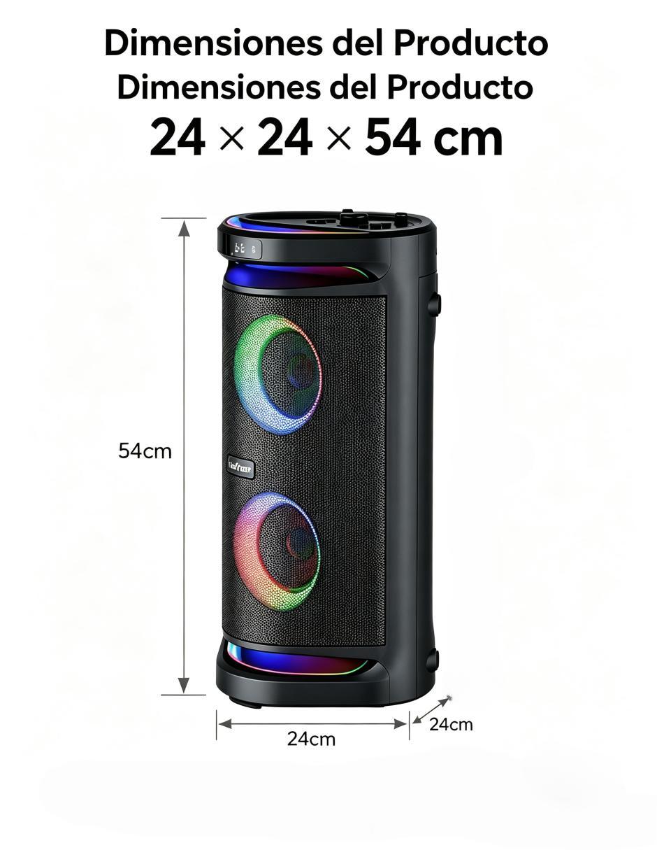 Bocina portátil bluetooth 10