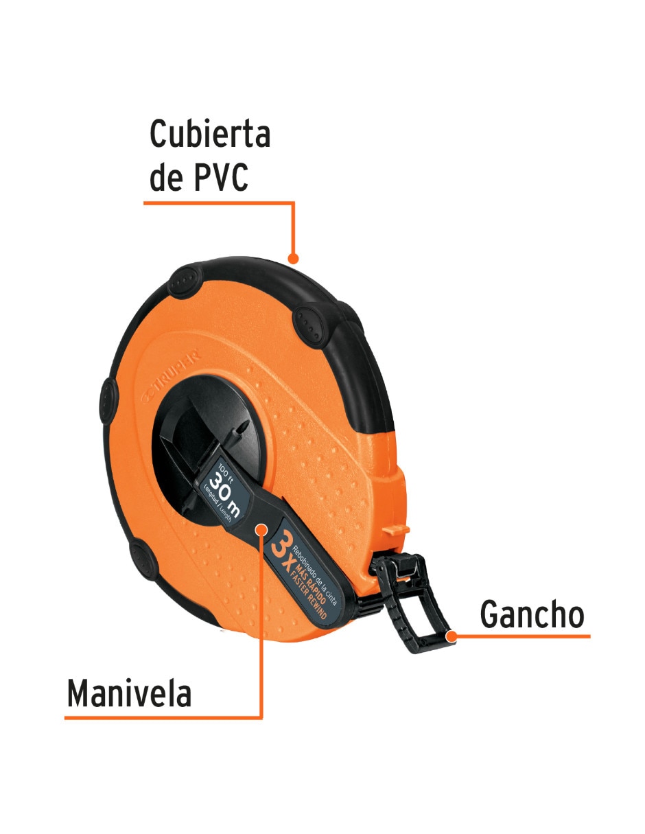 Cinta métrica de 30 m 2
