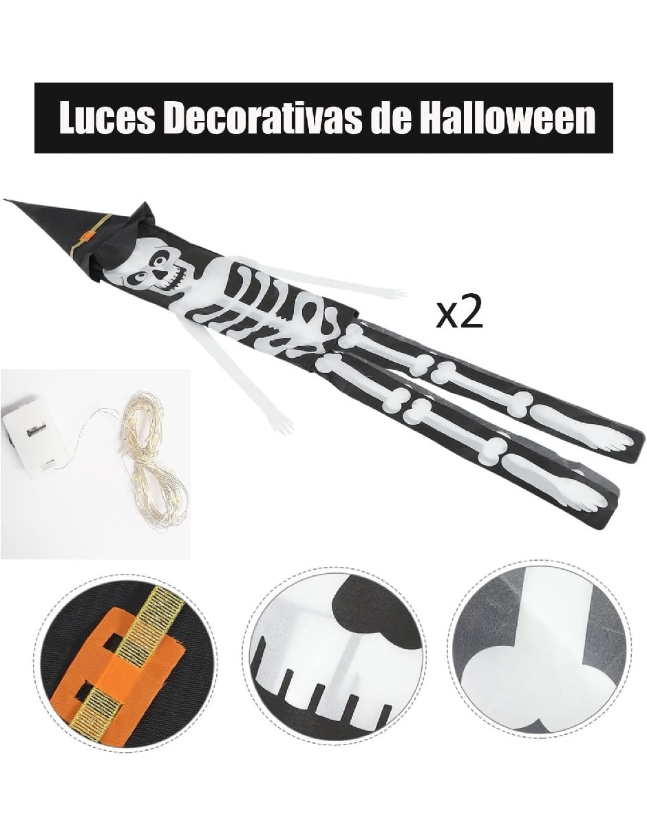 Set decoración con forma de calavera 2