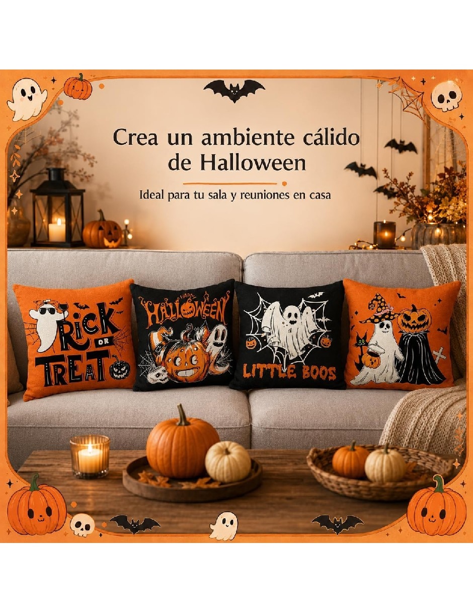 Set funda cojín Halloween 3