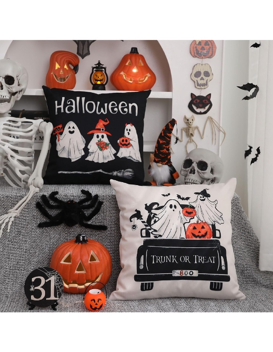 Set funda cojín Halloween 4