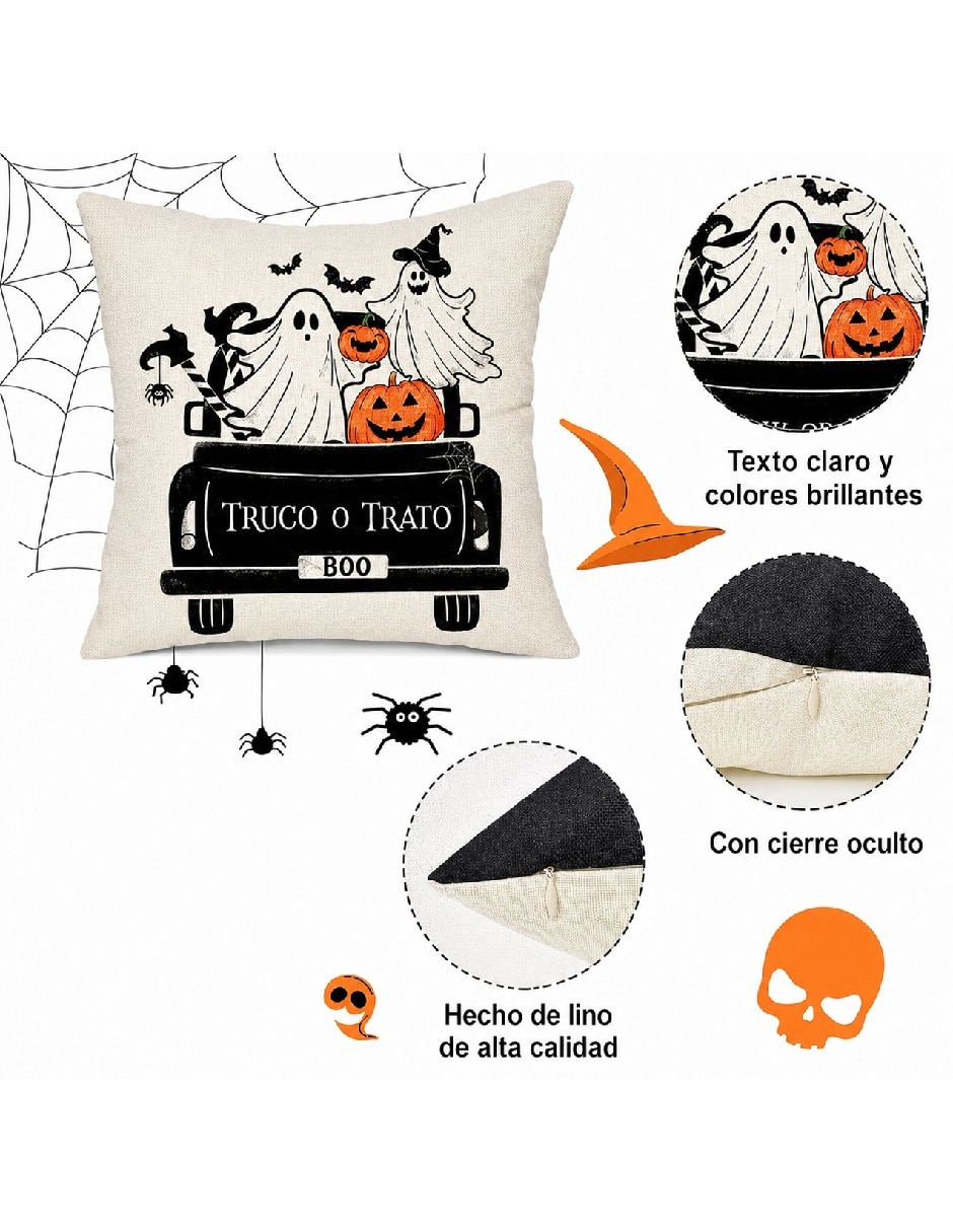 Set funda cojín Halloween 3
