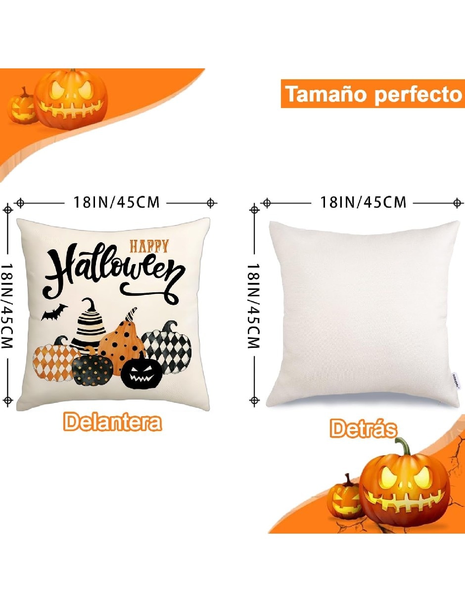 Set funda cojín Halloween 4