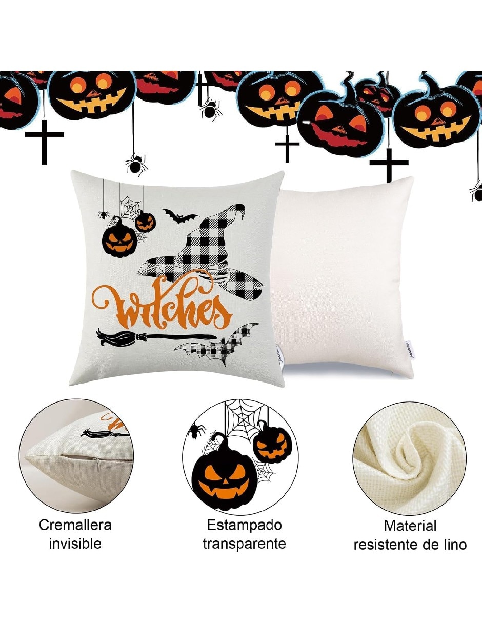 Set funda cojín Halloween 2