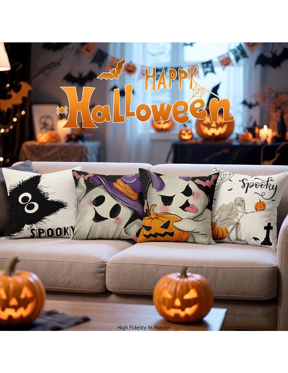 Set funda cojín Halloween 3