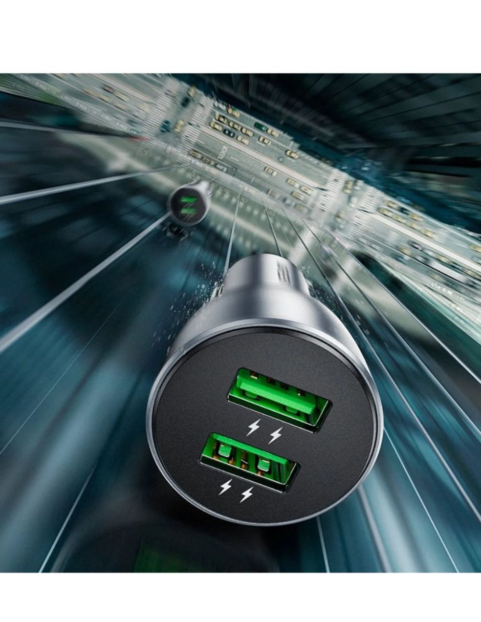 Cargador auto USB tipo A 35 W 3