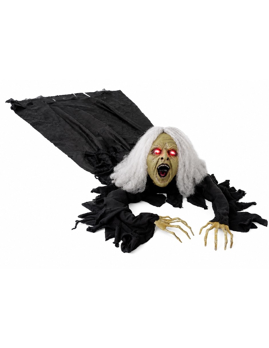 Figura decorativa con forma de bruja