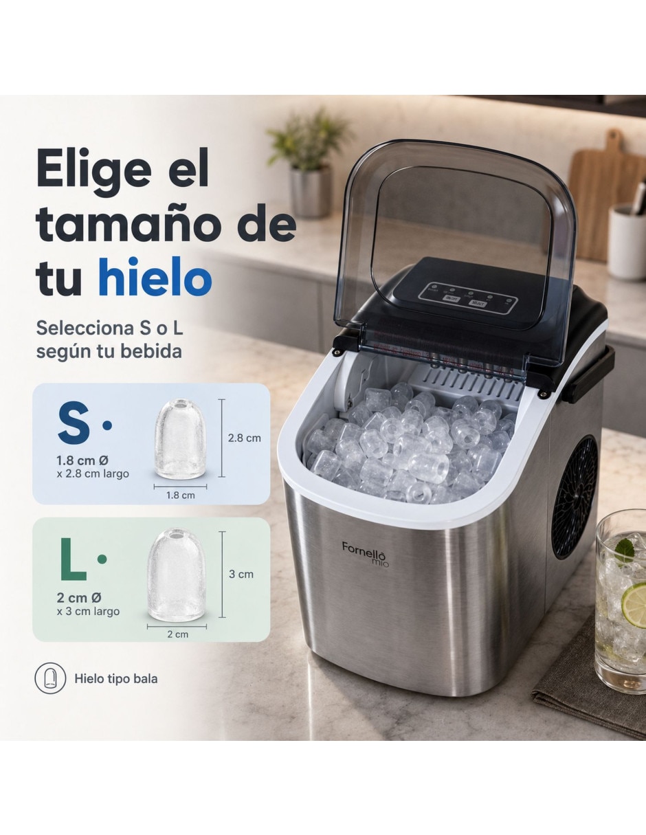 Máquina de hielo mkz-mhielo12kgri 5