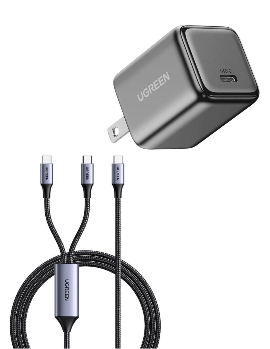 Cargador pared GAN II USB tipo C 20 W Cargador pared GAN II USB tipo C 20 W