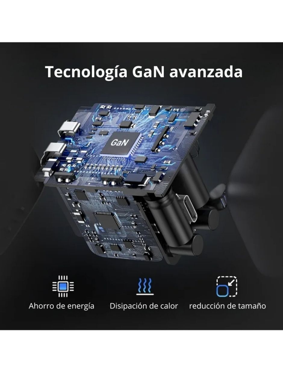 Cargador pared GAN II USB tipo C 20 W 5
