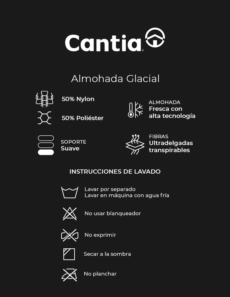 Almohada Glacial firmeza suave 4