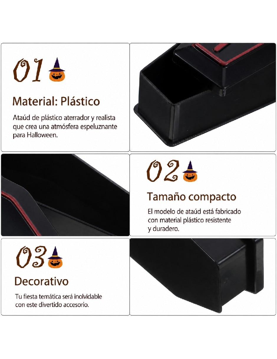 Figura decorativa con forma de ataúd 3