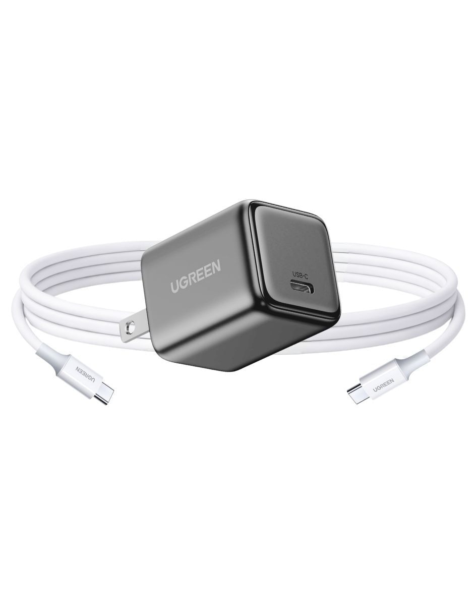 Cargador pared GAN II USB tipo C 20 W Cargador pared GAN II USB tipo C 20 W