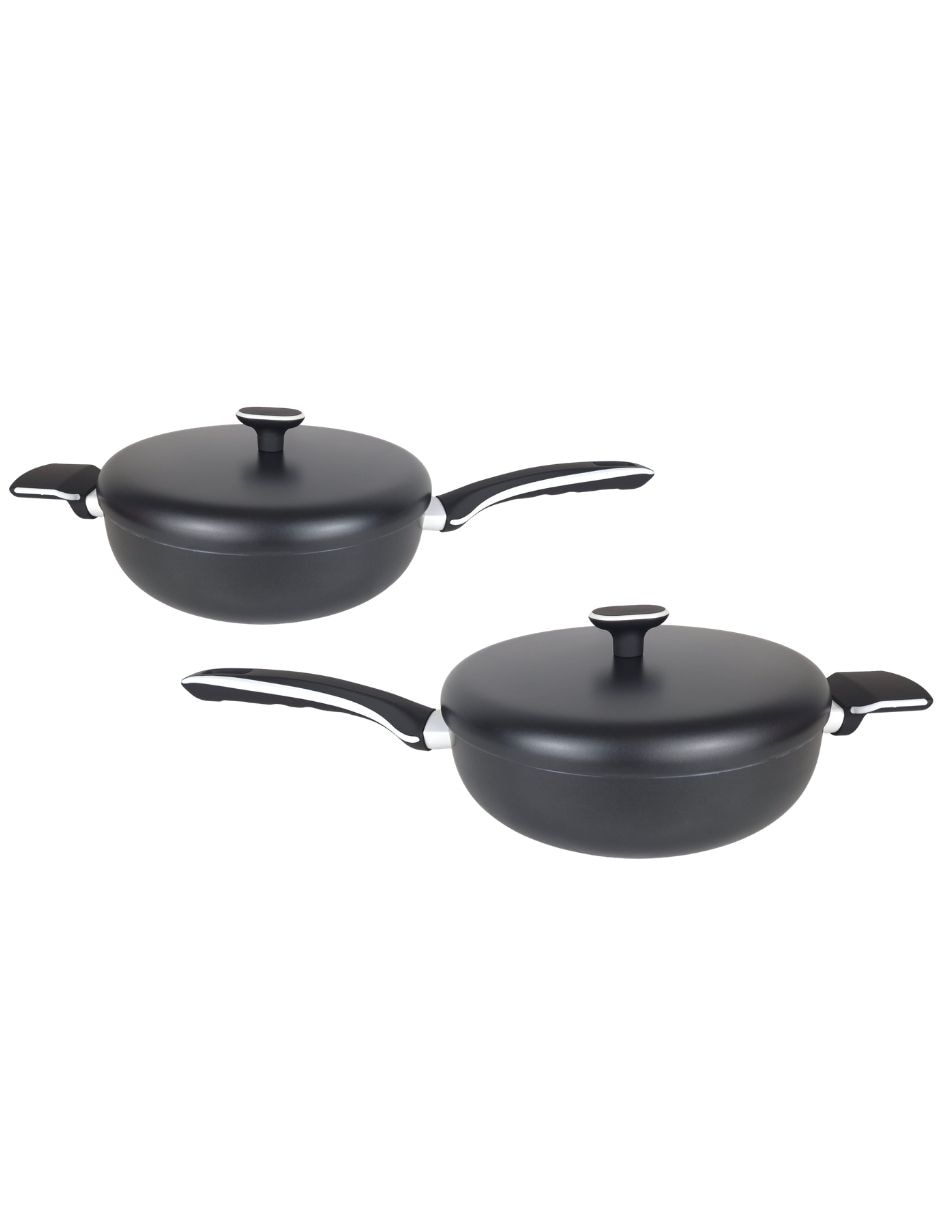 Set de sartenes con tapa Tokyo de aluminio forjado 4 piezas 1