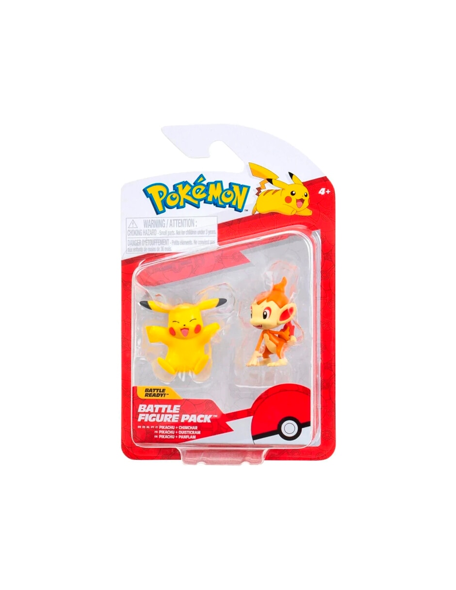 Figura de colección Pokémon Chimchar Collectors 2 en 1