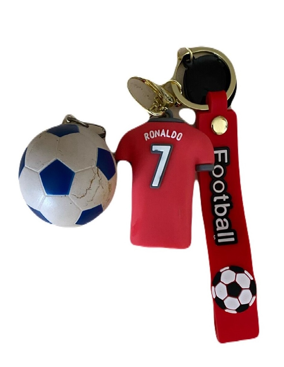 Llavero soccer de caucho Llavero soccer de caucho