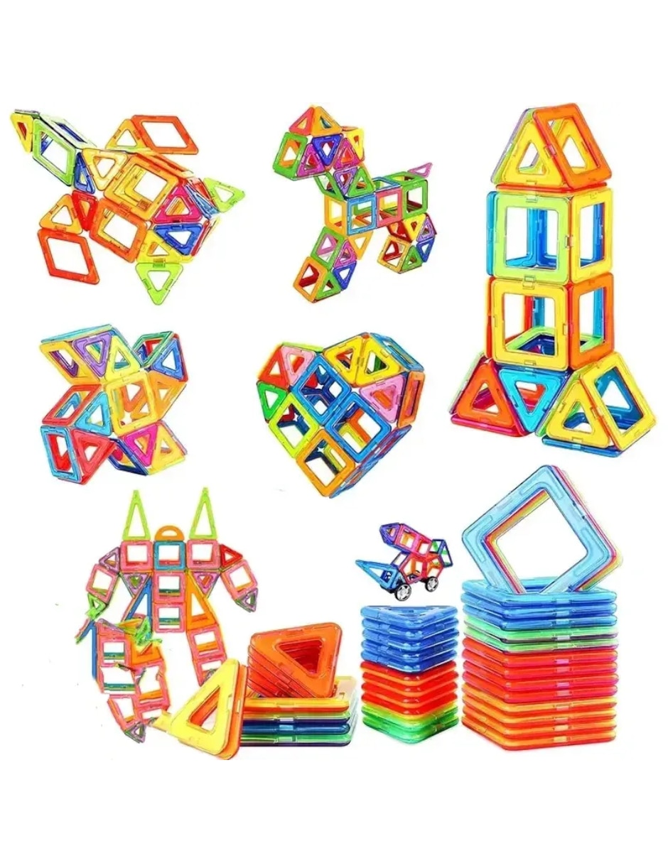 Set construcción Bloques magneticos 60 bloques