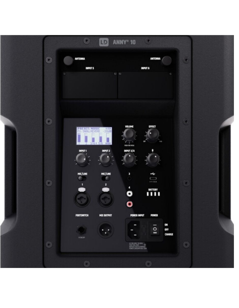 Sistema de audio Electrónica Anny 10 2