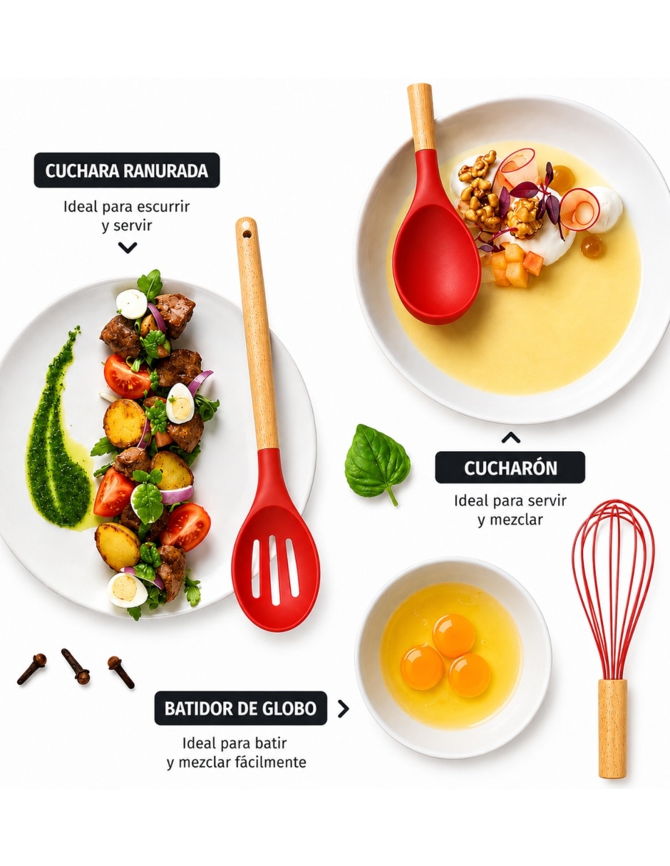 Set utensilios 5