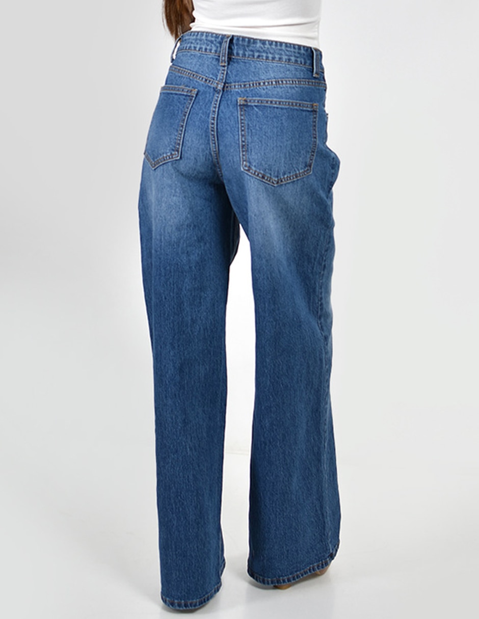 Jeans wide leg j-ch-zh-0218-denim para mujer 3