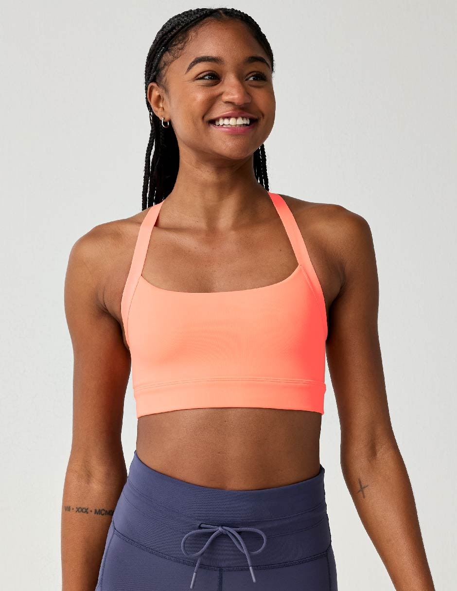 Top deportivo Luxe Strappy Bra para correr mujer