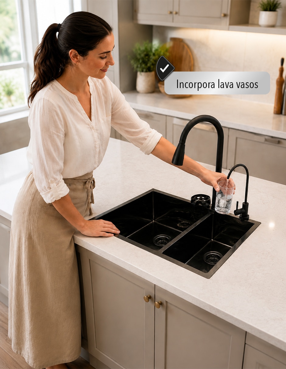 Fregadero de acero inoxidable Homeasy TARJ-01 3