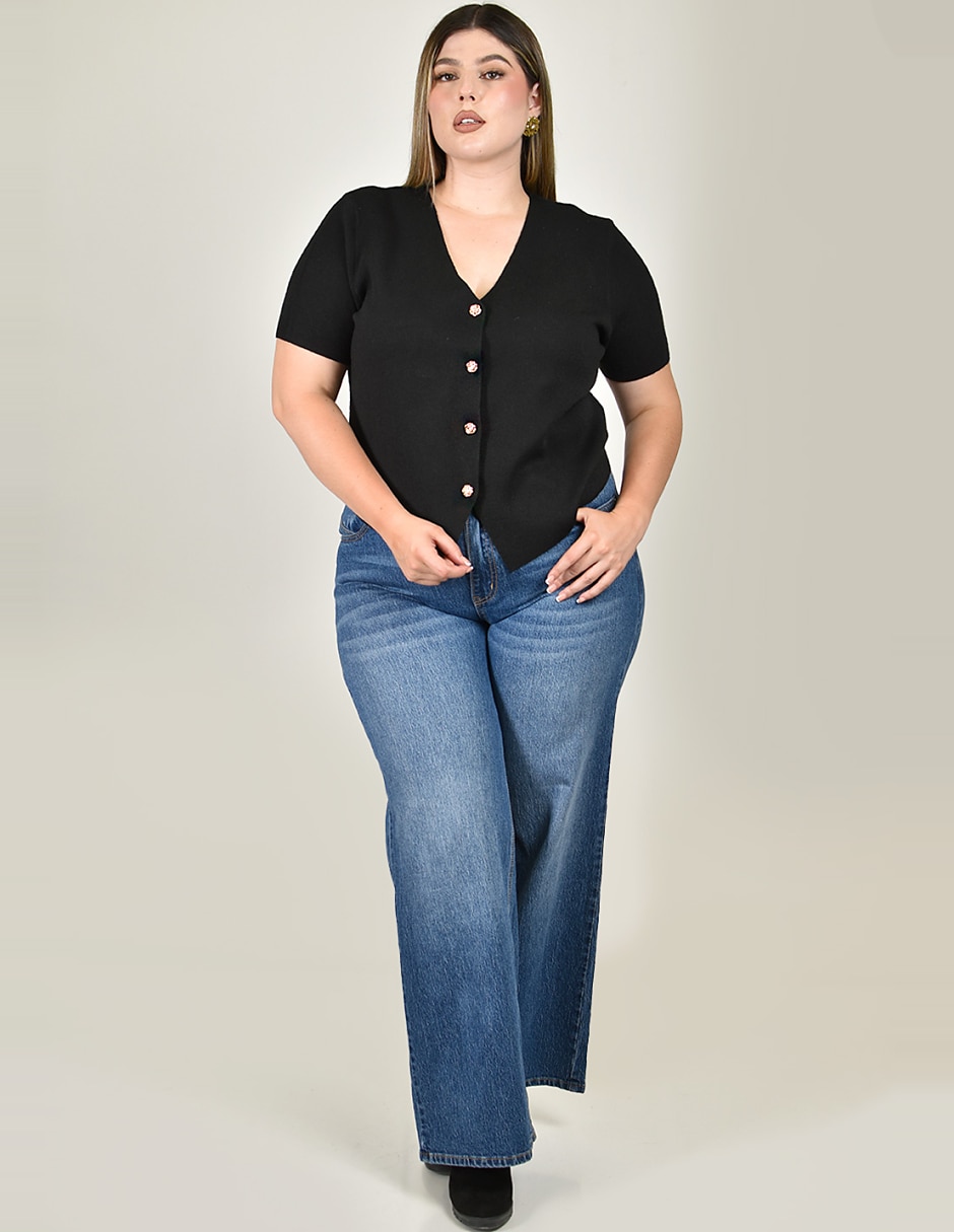 Blusa manga corta para mujer 2