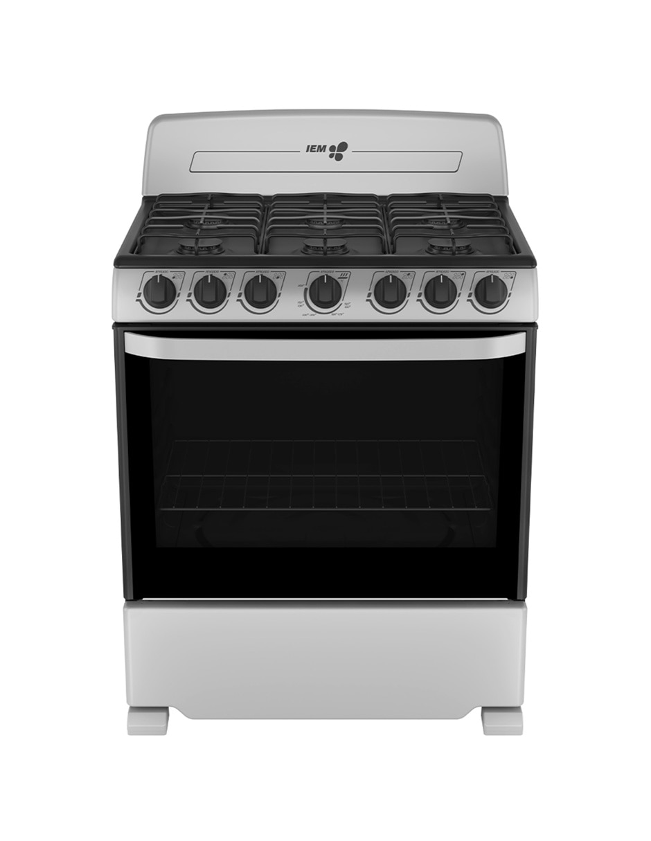 Estufa de piso a gas natural Lp 76 cm de 6 quemadores Estufa de piso a gas natural Lp 76 cm de 6 quemadores