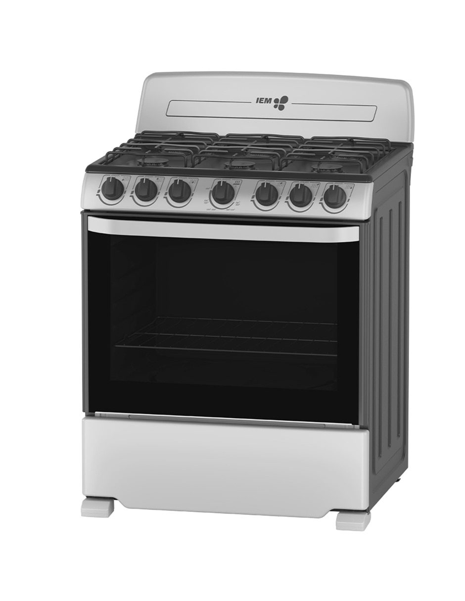 Estufa de piso a gas natural Lp 76 cm de 6 quemadores 5