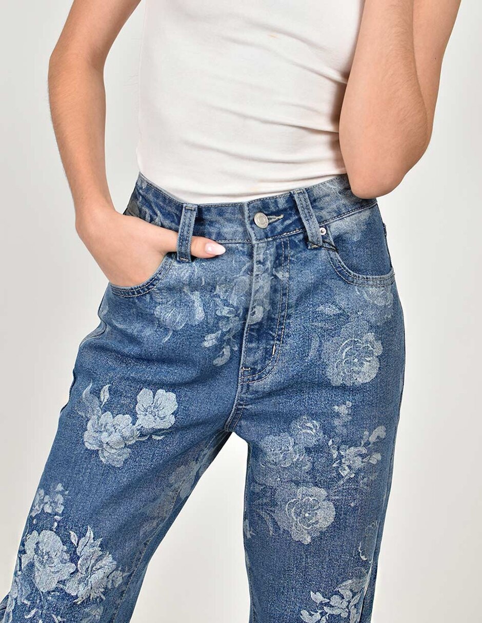 Jeans straight j-ch-zh-0212-denim para mujer 4