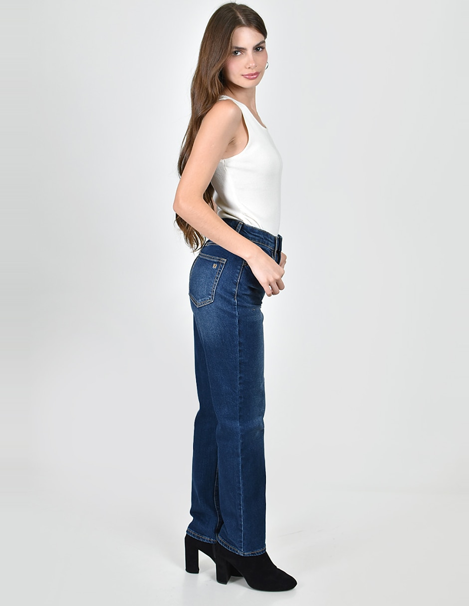 Jeans straight para mujer 4
