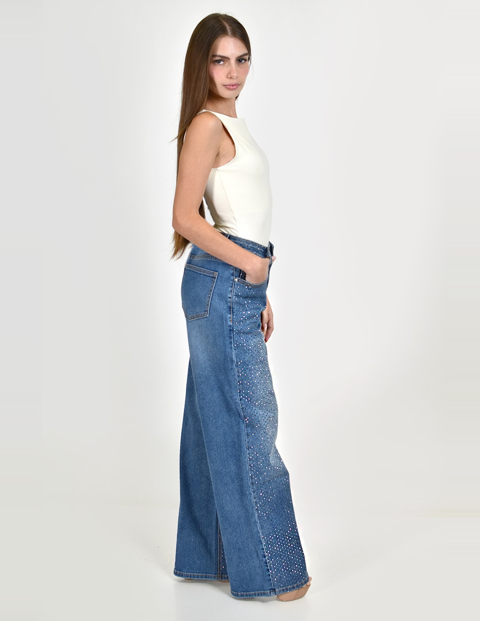 Jeans straight j-ch-zh-0226-denim para mujer 2