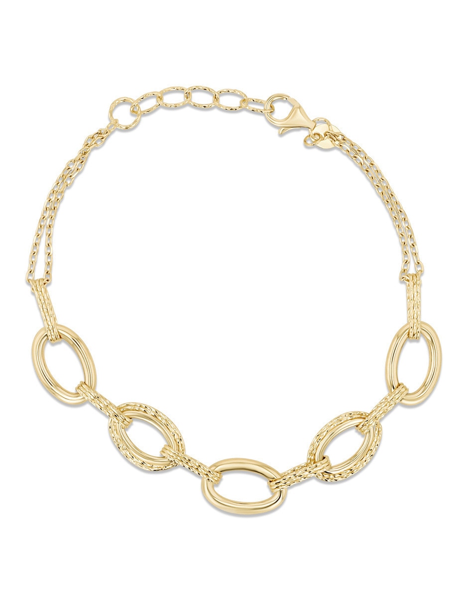 Pulsera de oro amarillo con 10 k