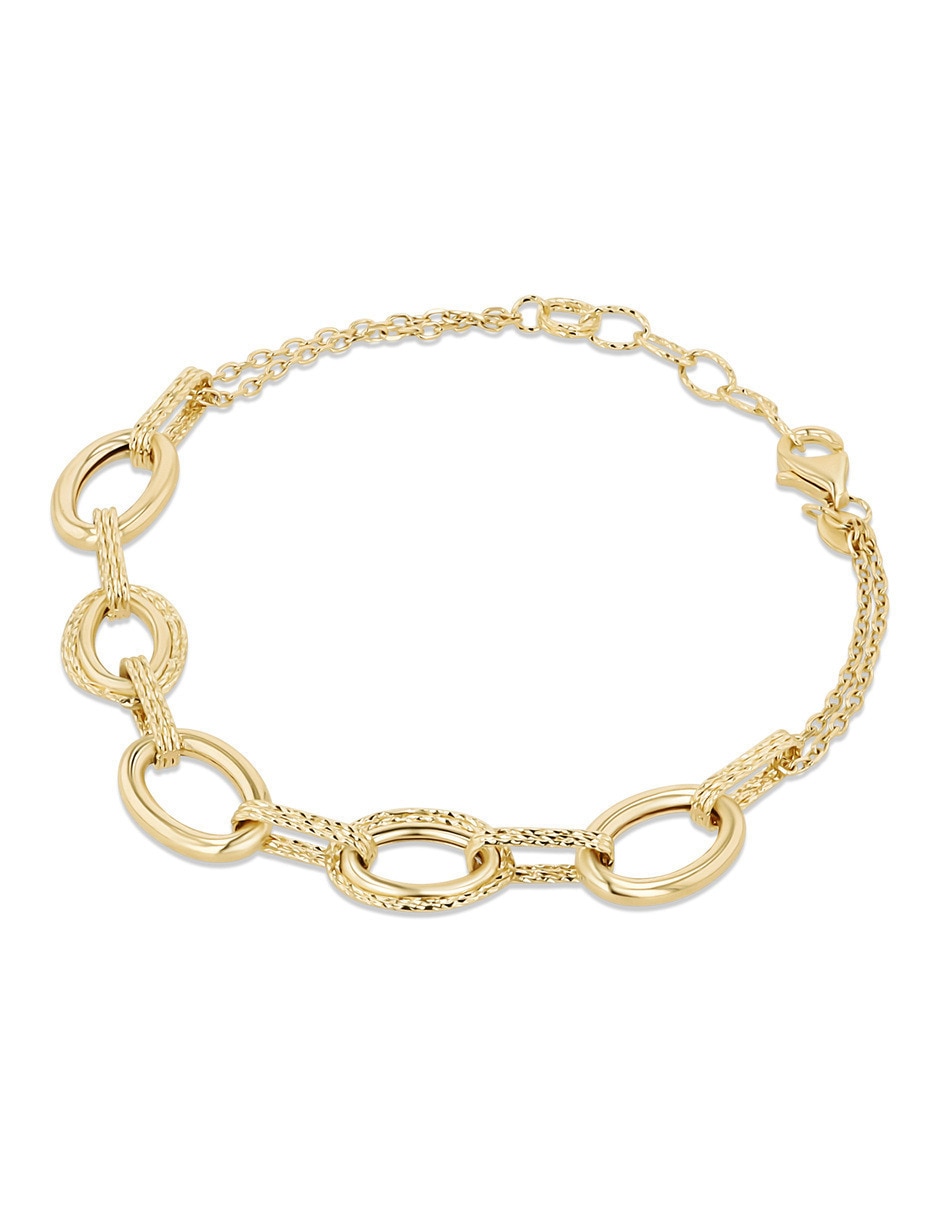 Pulsera de oro amarillo con 10 k 4