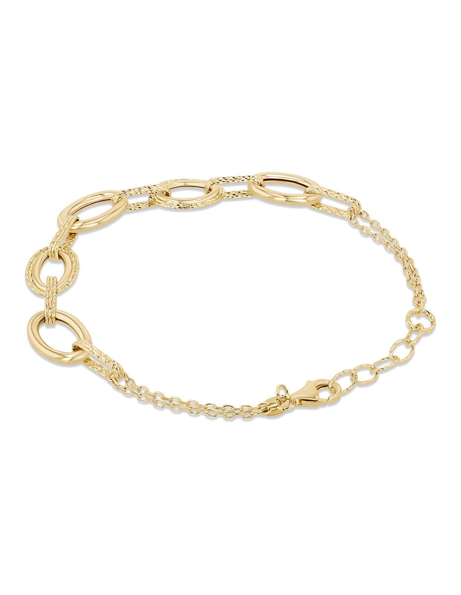Pulsera de oro amarillo con 10 k 3