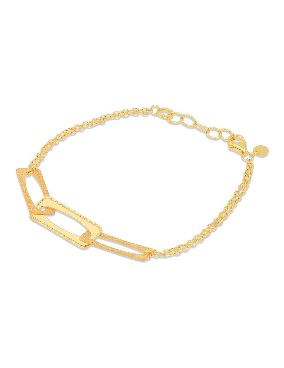 Pulsera de oro amarillo con 10 k 4