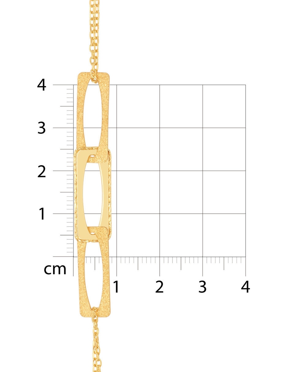 Pulsera de oro amarillo con 10 k 5