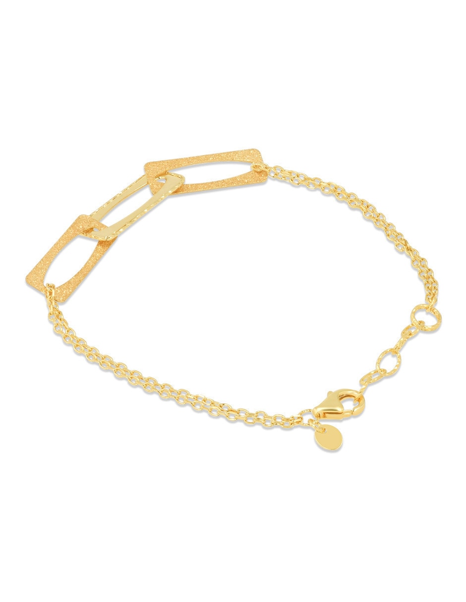 Pulsera de oro amarillo con 10 k 3