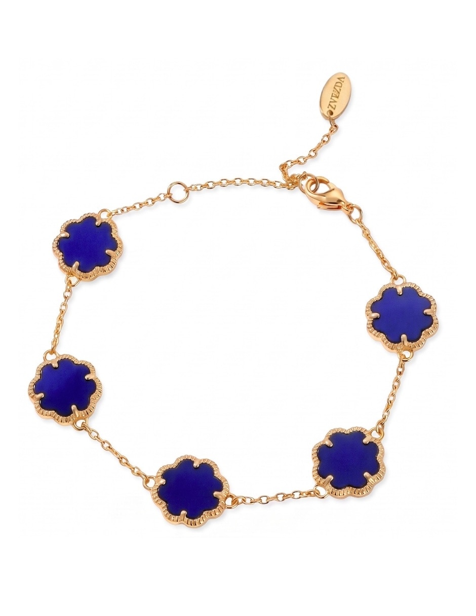 Pulsera de metal con 18 k aurore 1